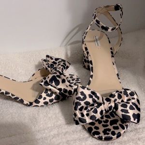 Leopard print heels